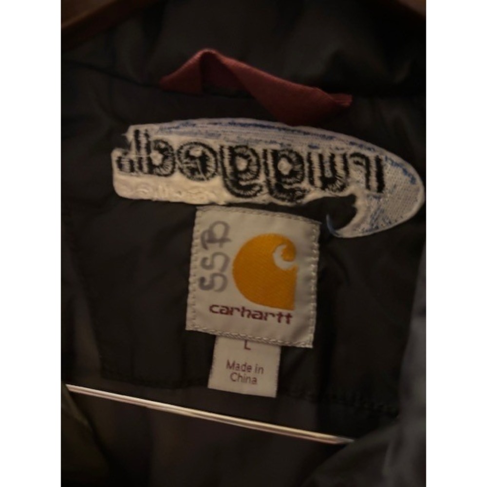 Carhartt Gilliam Vest Men's L Black Quilted Insulated Rugged Radios Logo 102286 - Picture 2 of 9